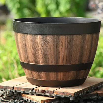 Bucket-liked Flower Pot   Large Capacity Retro Planter  For Plants Flowers