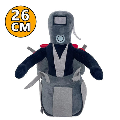 68style Skibidi Toilet Plush Stuffed Doll Toys Collectible Gifts for Kids Fans Adults Birthday Bosses Funny Anime Game F