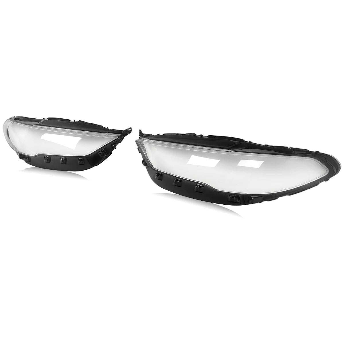 SAIQINGSP Clear Fit For Ford Fusion 2017-2018 Headlight Cover Left+Right Car Accessories Tools