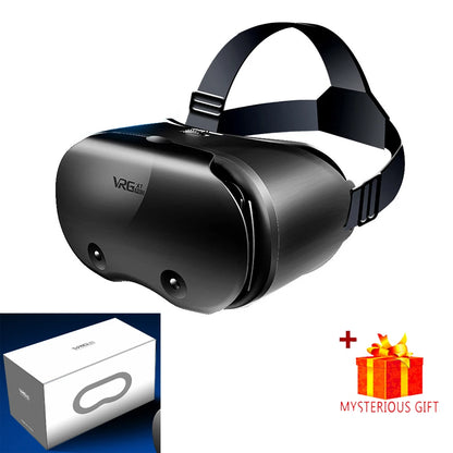 3D Virtual Reality VR Glasses For iPhone Android Smartphone Cell Mobile Phone Helmet Headset Wirth Real With Controller Lenses