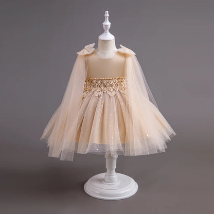 Kids Girl Dress Party Dresses For Girls Birthday Princess Wedding Dress Lace Christening Gown Baby Blue Baptism Clothing