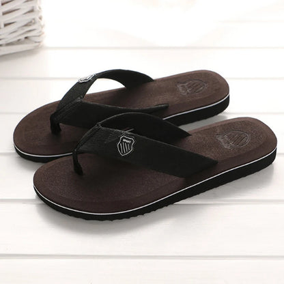 Flip-Flops For Men 2024 Summer Anti-Skid Breathable Home Outdoor Comfortable Slippers Daily Casual Men Flip-Flops Beach Slippers