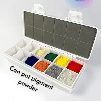 Sealed Moisturizing Paint Box 12/24/36 Grid Oil Pigment Organizer Watercolor Palette Acrylic Paints Storage Art Supplies