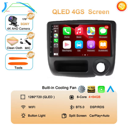 Android 14 For Toyota Vitz Yaris Echo 1999-2005 Carplay Auto Car Radio Multimedia Video Player Navigation GPS No 2Din 2 Din DVD
