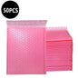 50pcs Delivery Package Packaging Pink Small Business Supplies Envelopes Shipping Packages Bubble Envelope Packing Bag Mailer