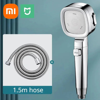 Xiaomi High Pressure Shower Head 3 Modes Adjustable Filter Shower Head Set New Smart Bathroom Shower Head Accessories Sprayer