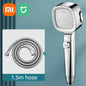Xiaomi High Pressure Shower Head 3 Modes Adjustable Filter Shower Head Set New Smart Bathroom Shower Head Accessories Sprayer