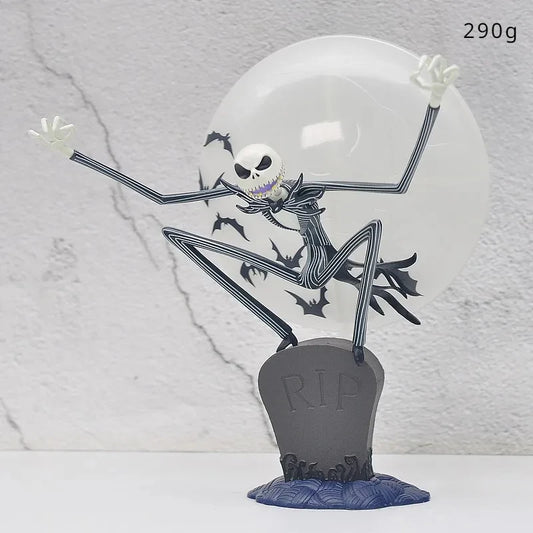 Disney The Nightmare Before Christmas Anime Figure Jack Skellington Model Desktop ornaments Halloween Room Decoration Toy Gifts