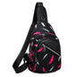 Trendy Ethnic Chest Bag for Women, Multiple Pockets, Large Capacity, Crossbody Bag for Coins, Mobile Phone, Cards, and Wallet