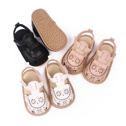Infant Girl Sandales Toddler Summer Shoes Newborn Bebes Soft Rubber Sole Footwear for 1 Year Cute Bows Sandalen Baby Items Gifts