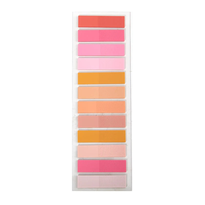 100/160/PCS Reading Aid Highlight Sticker Transparent Fluorescent Index Tabs Flags Sticky Note Stationery School Office Supplies