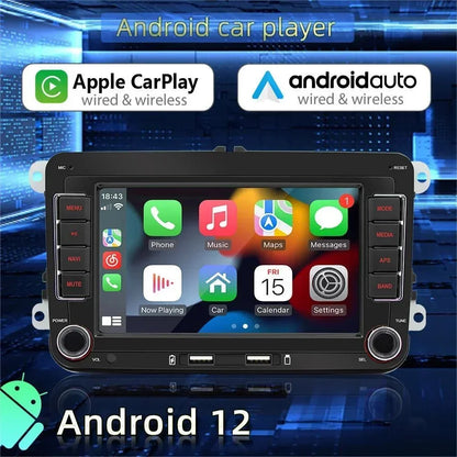 2Din Car Radio Android for Volkswagen Golf 5 6 Polo Passat B6 B7 CC Skoda Jetta Universal Muiltmedia Carplay Wifi GPS Navigation