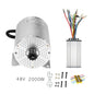 Kunray 1000W 3000W 72V  E-bike DC Motor Brushless Controller for Motor 36V 48V 2000W with Speed Throttle  for Scooters Go-Karts