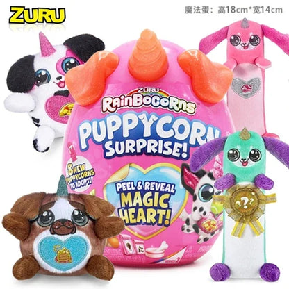 New Surprise Doll ZURU Rainbocorns Puppycorn Series 2 Generation Dog Surprise Egg Mini Plush Doll Is The Best  Gift for Girls