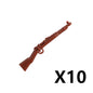 WW2 German Weapon Building Block 98K Two-color Gun US M1911 Soviet RPG Military Soldier Figure Accessories Rifle Pistol Toy C349