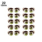 10Pairs Long Eyelashes Cute Love Cartoon Eyes Stickers Anime Figurine Doll Face Organ Paster Clay Decals DIY Doll Accessories