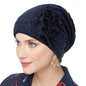 New Women Gold Silver Turban Hats Chemo Bandana Hijab Pleated Indian Cap Turbante Hat Ladies Hair Loss Headscarf Muslim Headwear