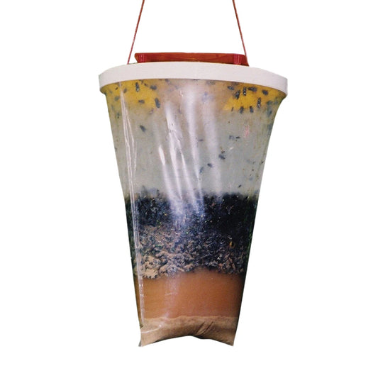 Flies Catcher Disposable Pest Control Bug Trap Bag Hanging Flycatcher Bag with Bait for Parks/Canteens/Restaurants/Farms Outdoor