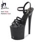 Sandals Women Wedding Shoes 2024 Summer Sexy High Heel 17/20CM Buckle Strap Nightclub Party Shoes Female Sandals Pole Dance Shoe