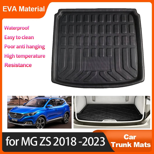 Car Rear Trunk Mats For MG ZS EV MGZS ZX ZST 2018-2023 2022 2021 Accessorie Waterproof Protective Trunk Storage Pad EVA Material