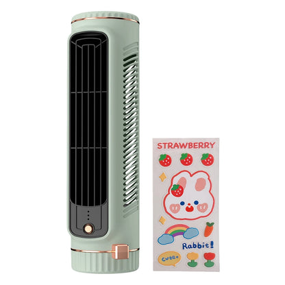 Portable Tower Fan 3 Speeds Cooling Fan Rechargeable Standing Fan Wall Mount Fan for Bedroom Living Room Office