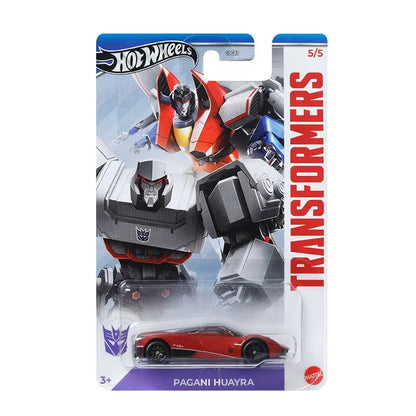 Hot Wheels Cars Transformers GDG83-9C7G FORD MUSTANG GT BUGATTI VEYRON Diecast Vehicle Model Cars Toys Boys Gift