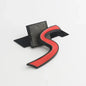 3D Metal Red Mini Cooper S Badge Emblem Sticker Decal for Mini R50 R52 R53 R56 R57 R58 F55 F56 Car Styling Accessories