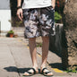 2025 Summer New Boutique Flower Cotton Linen Men's Casual Beach Shorts Men's Comfortable Breathable Leisure Shorts Male XXXXXL