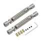 Metal Transmission Gearbox Engine Gear Box Housing Motor Drive Shaft Metal Gear For MN82 MN78 1/12 RC Car Upgrade Parts