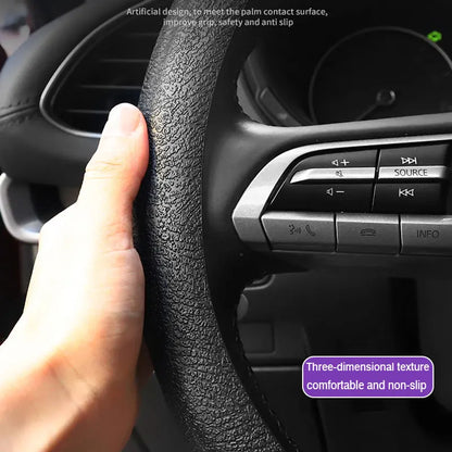 Universal Car Silicone Steering Wheel Cover 33-40cm Glove Texture Soft Grip Multi Color