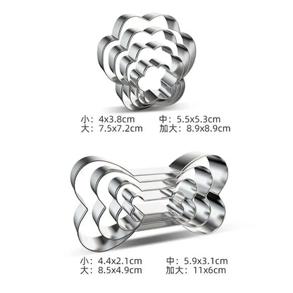 DIY Fondant Biscuit Cookie Cutter Embosser Mold Dog Bone For Cake Chocolate Decorating Tools Pastry And Bakery Baking Kitchen