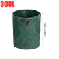 50-500L Foldable Garden Waste Bag Large Capacity Leaf Sack Light Storage Bag Garbage Wastebasket Garden Leaves Debris Trash Can