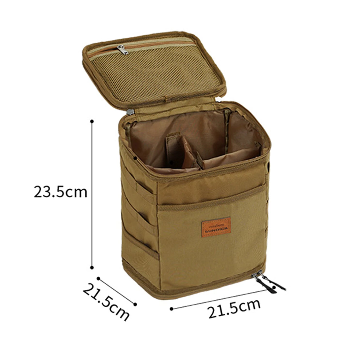 Oxford Cloth Camping Storage Handbag Waterproof Bbq Picnic Bags Reusable Cookware Carrier Organizer for Family Bbq Travel Supply