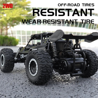 2024 New RC Car 1:16 2.4Gh Model With LED Lights 2WD Off-road Remote Control Climbing Vehicle Outdoor Cars Drift Toys Boys Gifts