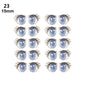 10Pairs Long Eyelashes Cute Love Cartoon Eyes Stickers Anime Figurine Doll Face Organ Paster Clay Decals DIY Doll Accessories