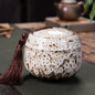 New Color Ceramic Canister Memorial Pet Urn Seal Pot Big Keepsake Casket Porcelain Jar Human Ashes Storage Memento Burial Holder