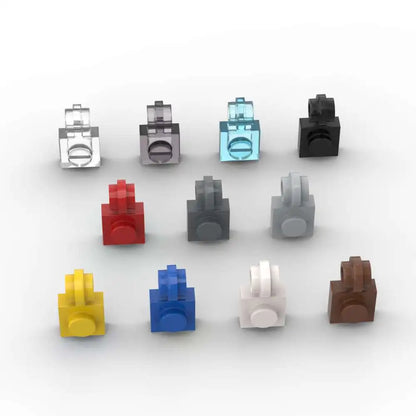 MOC 10PCS 4081 Modified 1x1 Building Blocks With Light Attachment Bricks Particle Puzzle Idea Toys Children Birthday Kid Gifts