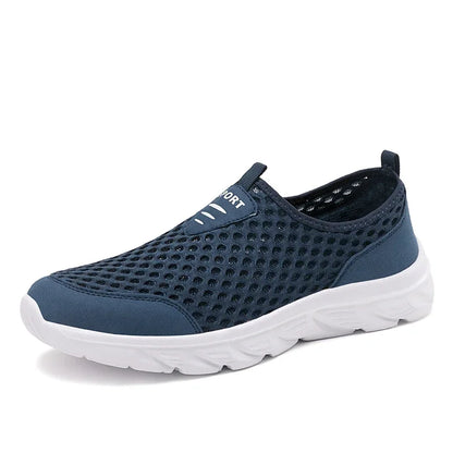 MAEDEF 2024 Men Sport Shoes Lightweight Breathable Slip on Male Casual Sneakers Anti-slip Men's Flats Soft Outdoor Walking Shoes