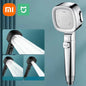 Xiaomi High Pressure Shower Head 3 Modes Adjustable Filter Shower Head Set New Smart Bathroom Shower Head Accessories Sprayer