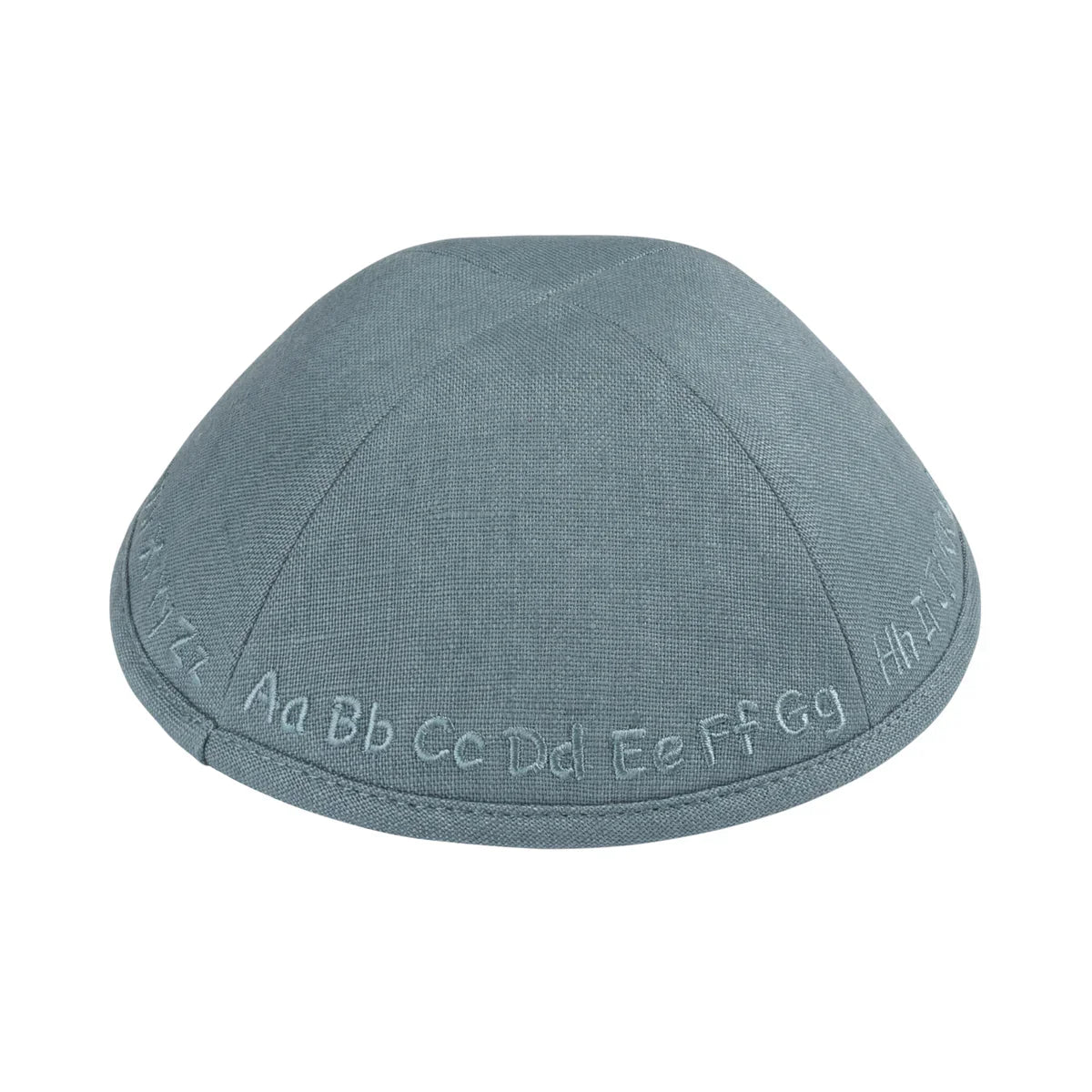Custom Linen Kippot Black Dome Kippahs Embroidery Name Wedding Kippot, Jewish Yarmulkes Brit Mila with Metal Hair Clip100pcs/lot