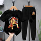 Autumn Boys Clothes long sleeve& trousers 2 Pieces Set Teenage Girls & Boys Printed Spider-Man lronman Tracksuit Fashion Casual