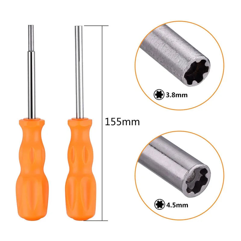 3.8mm + 4.5mm Screwdriver Tool Repair Gamebit For NES, SNES, N64, GameBoy, SEGA And GameBoy Color Cartridges Screwdriver