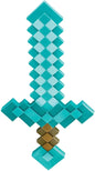 45cm Game Minecraft Design Blue Diamond Sword My World Plastic Toy Steve Sword Ax Kids Lovely Toys For Children Cosplay Gift