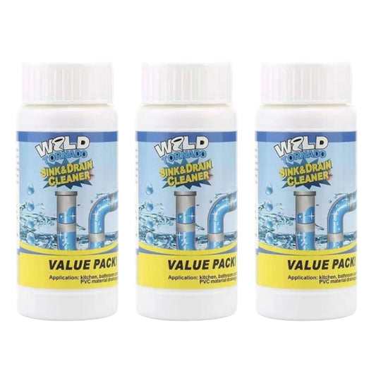 3pcs WildTornado Powerful Sink&Drain Cleaner High Efficiency  Clog Remover