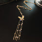 2023 New Fashion Trend Light Luxury Elegant Delicate Pearl Double Layer Heart Necklace Ladies High Jewelry Party Gifts Wholesale