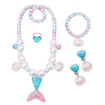 Fancy Mermaid Costumes for Girls 4-10 Y Ariel Cosplay Birthday Princess Dress Halloween Carnival Party Gown Girls Mermaid Dress