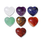 Heart Stone Pendent Necklace Natural Amethysts Carnelian Quartzs Stainless Steel Chain Necklace Wedding Birthday Jewelry Gift