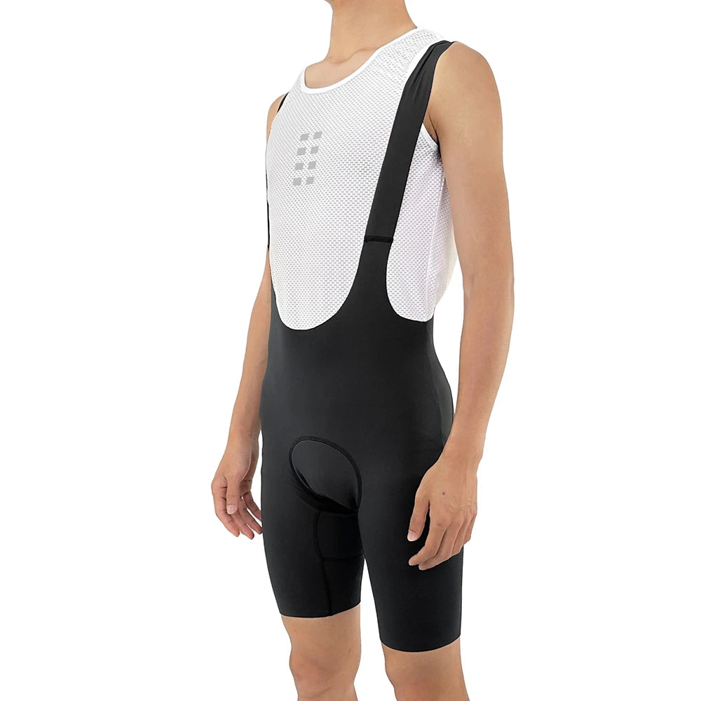 WOSAWE Spring Summer Shoulder Strap Riding Pants Men's Shorts Professional Road Bicycle Pants