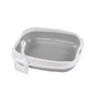 Cat Litter Box for Small Animals Rabbit Cat Sandbox Container Easy to Install Semi Enclosed Cat Sand Basin Kitten Toilet