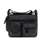 New Canvas Messenger Bag for Men Vintage Water Resistant Waxed Crossbody Bags Briefcase Padded Shoulder Bag for Male Handbag